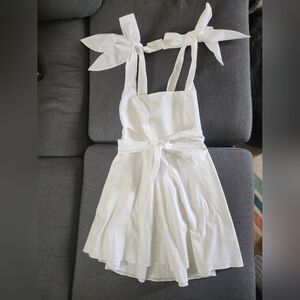 Show Me Your MuMu White Flared Dress